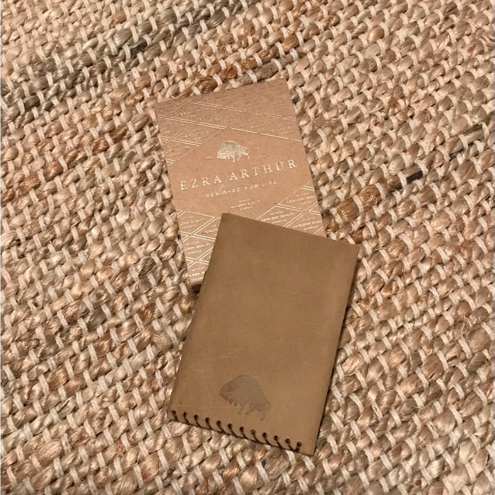 EZRA Arthur leather small wallet
